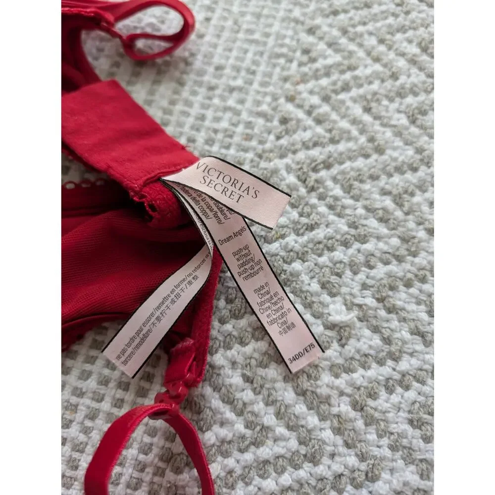 victoria's secret dream angels velvet lace bra